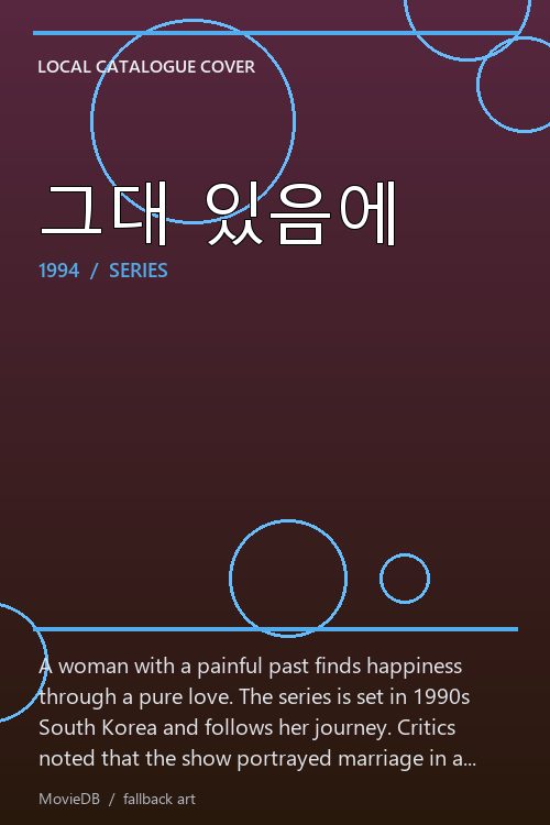 그대 있음에 poster
