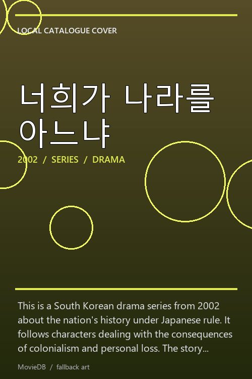 너희가 나라를 아느냐 poster