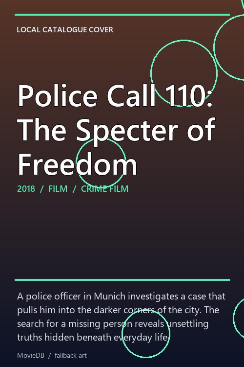 Police Call 110: The Specter of Freedom poster