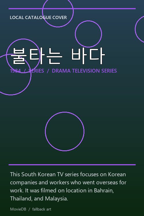 불타는 바다 poster