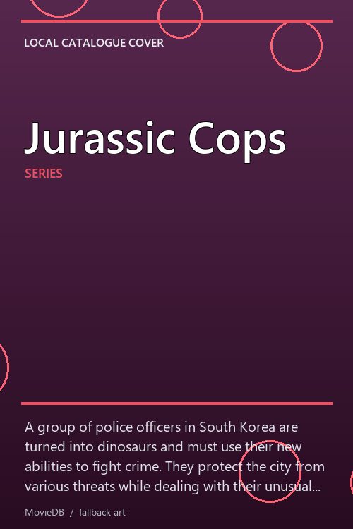 Jurassic Cops poster