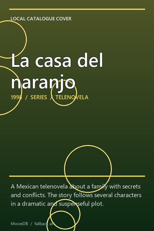 La casa del naranjo poster