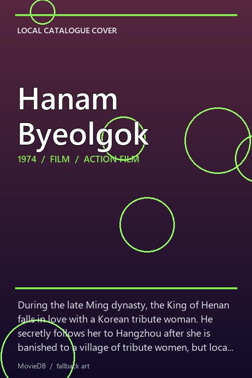 Hanam Byeolgok poster