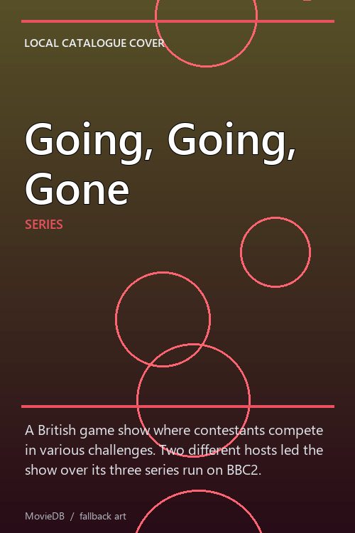 Going, Going, Gone poster