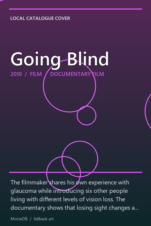 Going Blind poster