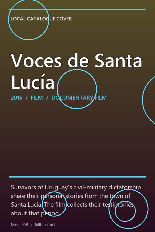 Voces de Santa Lucía poster