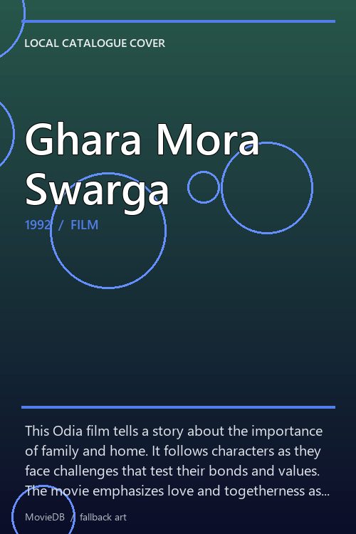 Ghara Mora Swarga poster