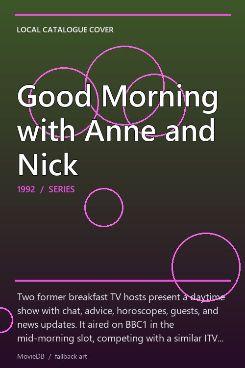 Good Morning with Anne and Nick poster