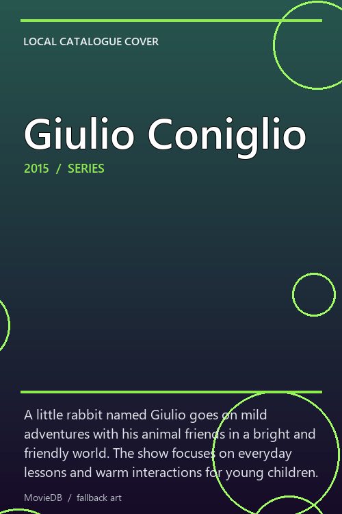 Giulio Coniglio poster