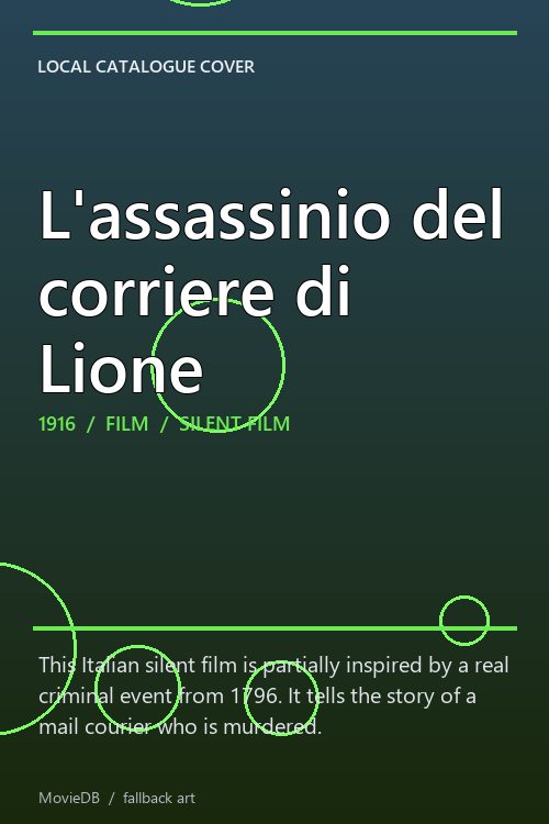 L'assassinio del corriere di Lione poster