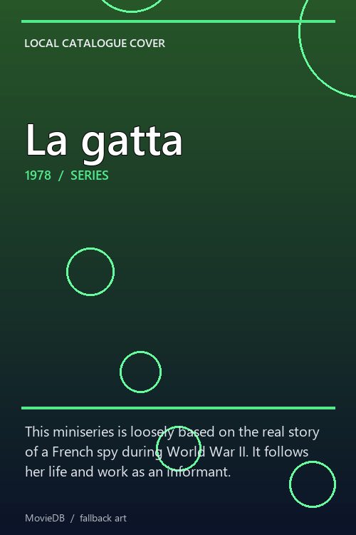 La gatta poster
