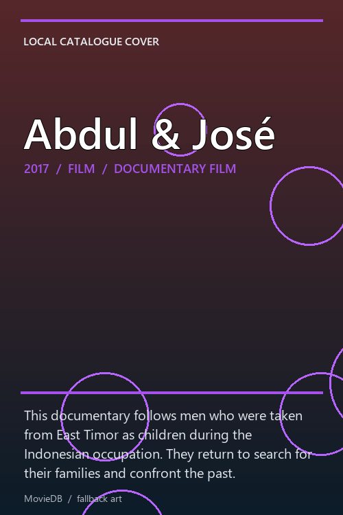 Abdul & José poster