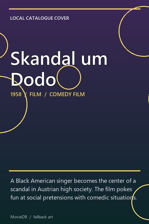 Skandal um Dodo poster