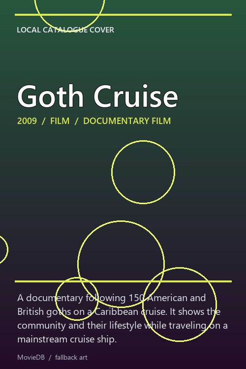 Goth Cruise poster