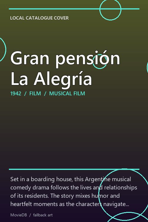 Gran pensión La Alegría poster