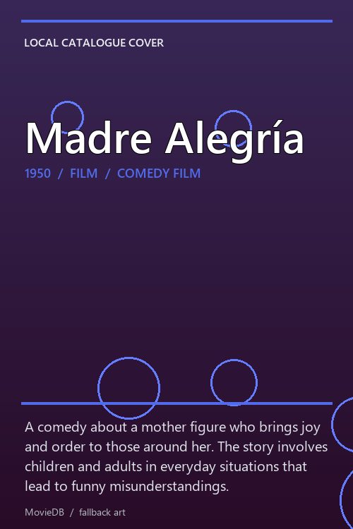 Madre Alegría poster