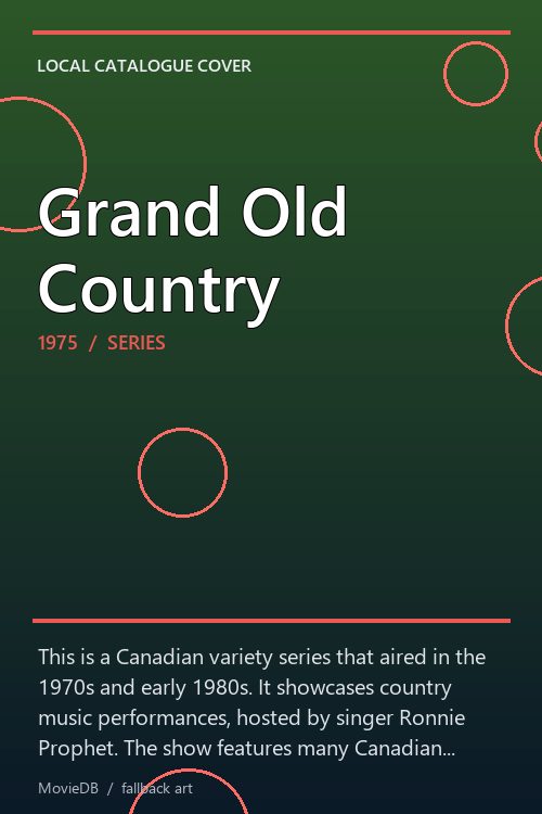 Grand Old Country poster