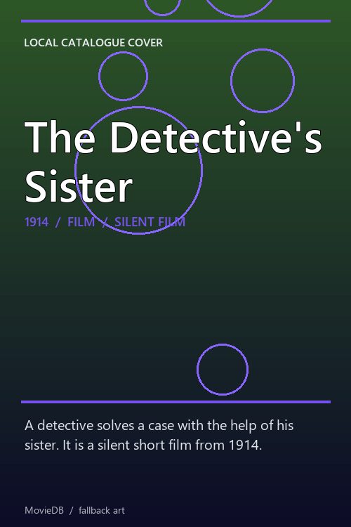 The Detective's Sister poster