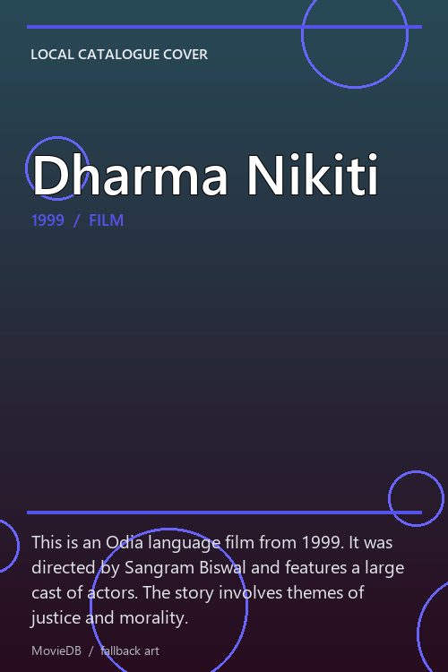 Dharma Nikiti poster
