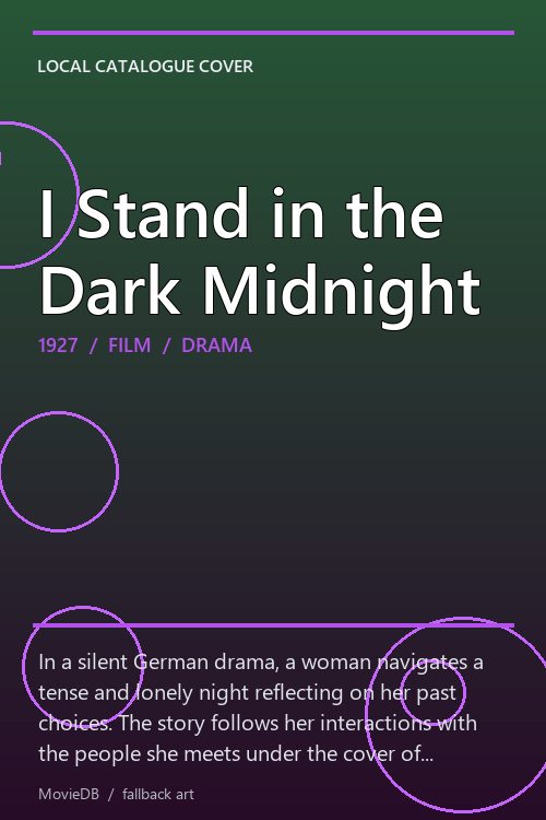 I Stand in the Dark Midnight poster