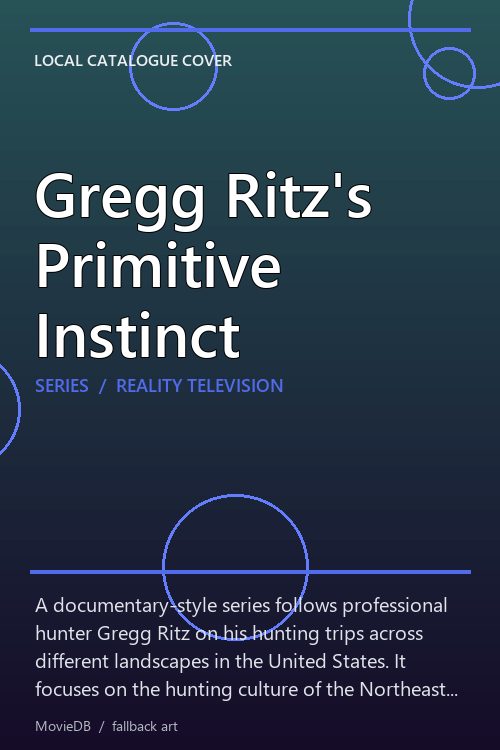Gregg Ritz's Primitive Instinct poster