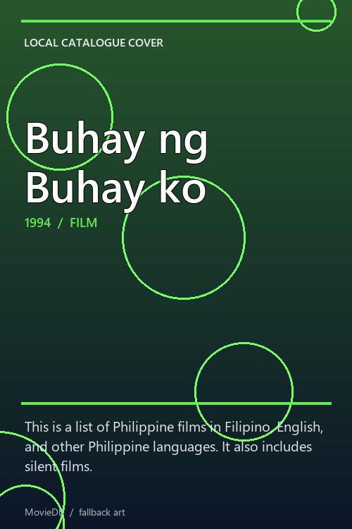 Buhay ng Buhay ko poster