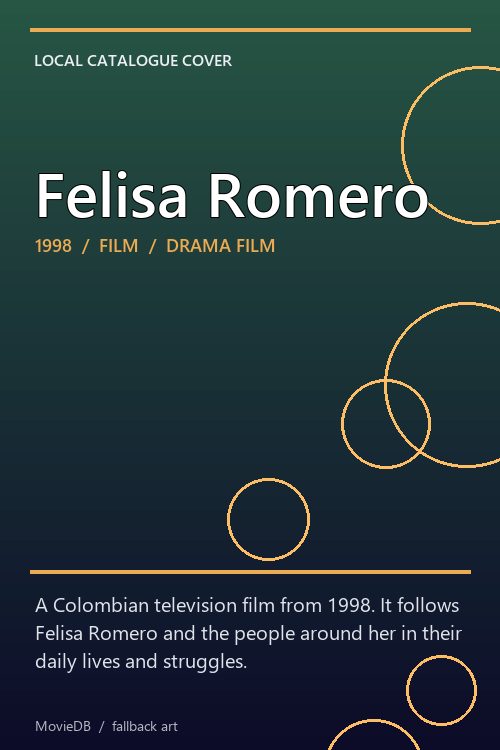 Felisa Romero poster