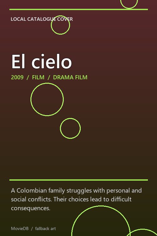 El cielo poster
