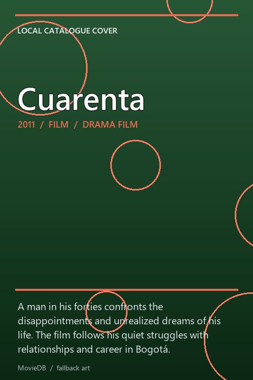 Cuarenta poster