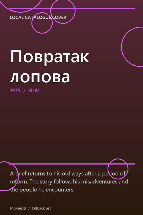 Повратак лопова poster