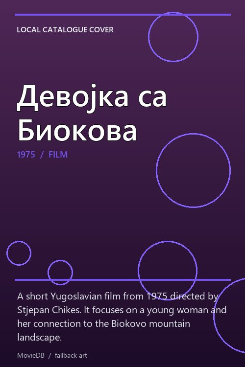Девојка са Биокова poster