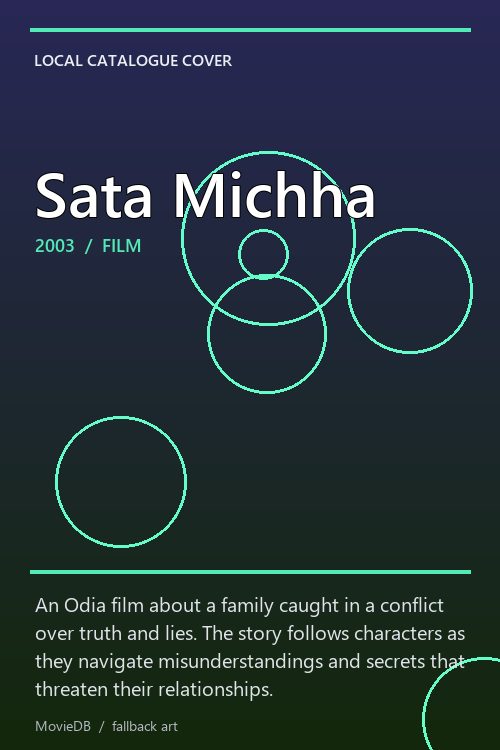 Sata Michha poster