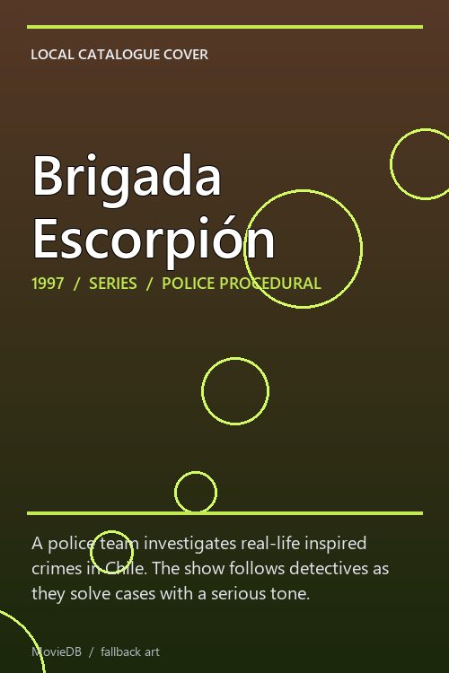 Brigada Escorpión poster