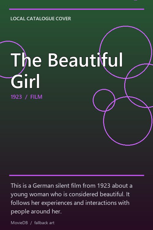 The Beautiful Girl poster