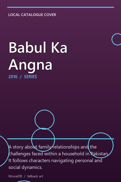 Babul Ka Angna poster