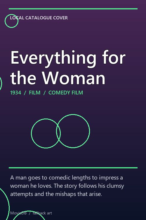 Everything for the Woman poster