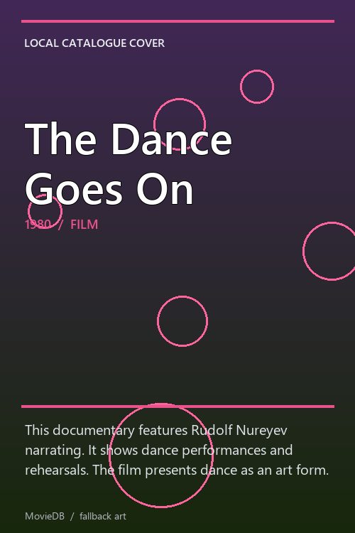 The Dance Goes On poster