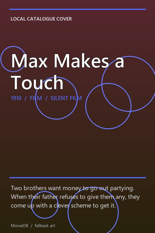 Max Makes a Touch poster