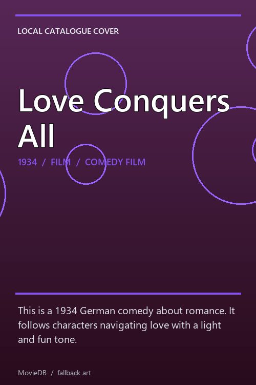 Love Conquers All poster