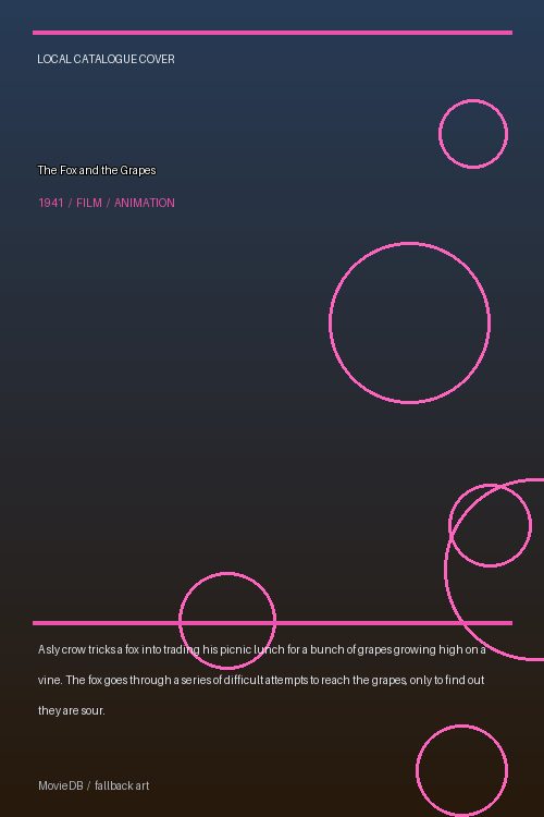 The Fox and the Grapes poster
