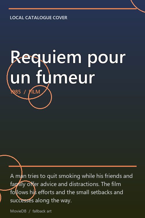 Requiem pour un fumeur poster
