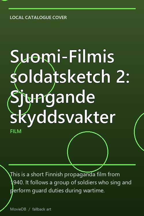 Suomi-Filmis soldatsketch 2: Sjungande skyddsvakter poster