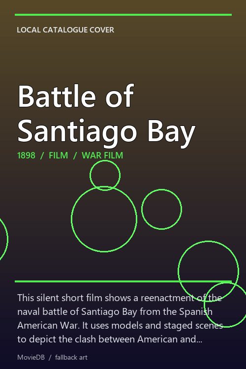 Battle of Santiago Bay poster