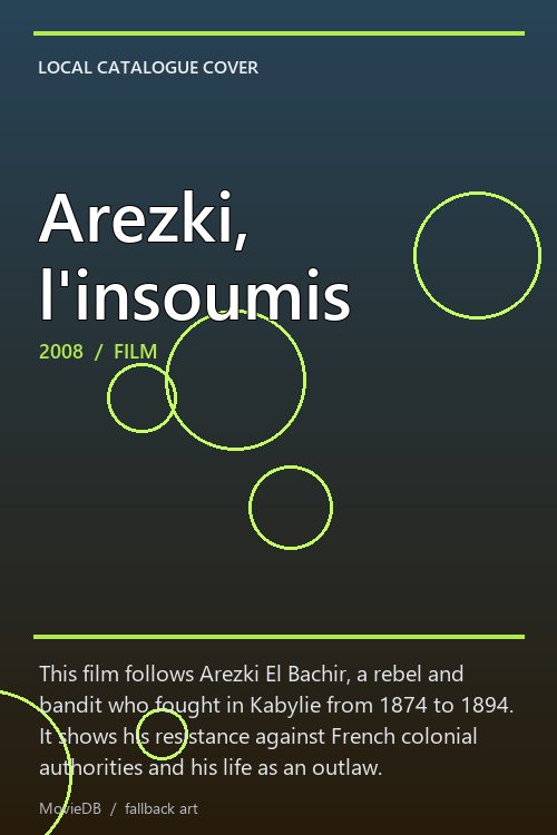 Arezki, l'insoumis poster