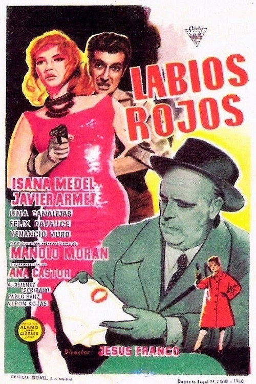 Labios rojos poster