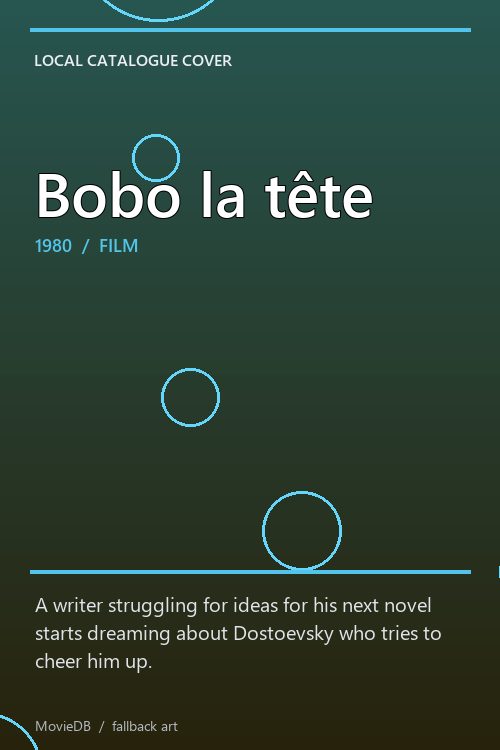 Bobo la tête poster