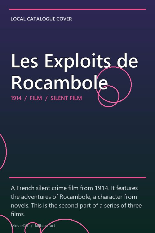 Les Exploits de Rocambole poster