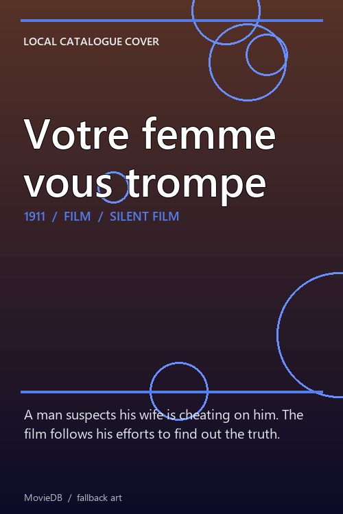 Votre femme vous trompe poster