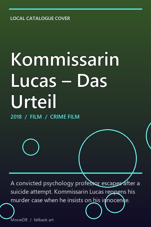 Kommissarin Lucas – Das Urteil poster