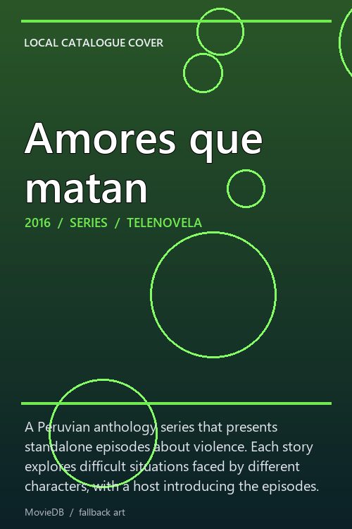 Amores que matan poster